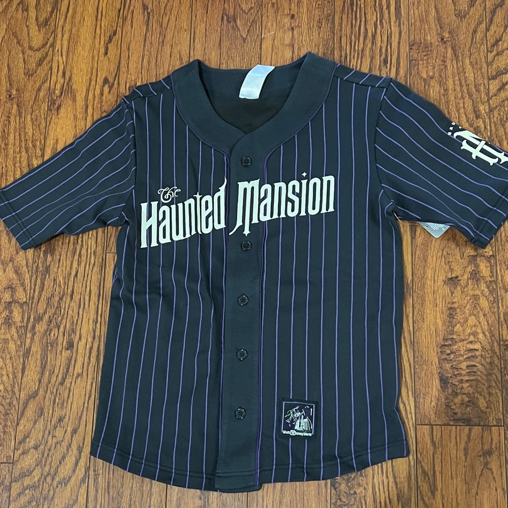 Disney World Haunted Mansion Black and Purple Jersey